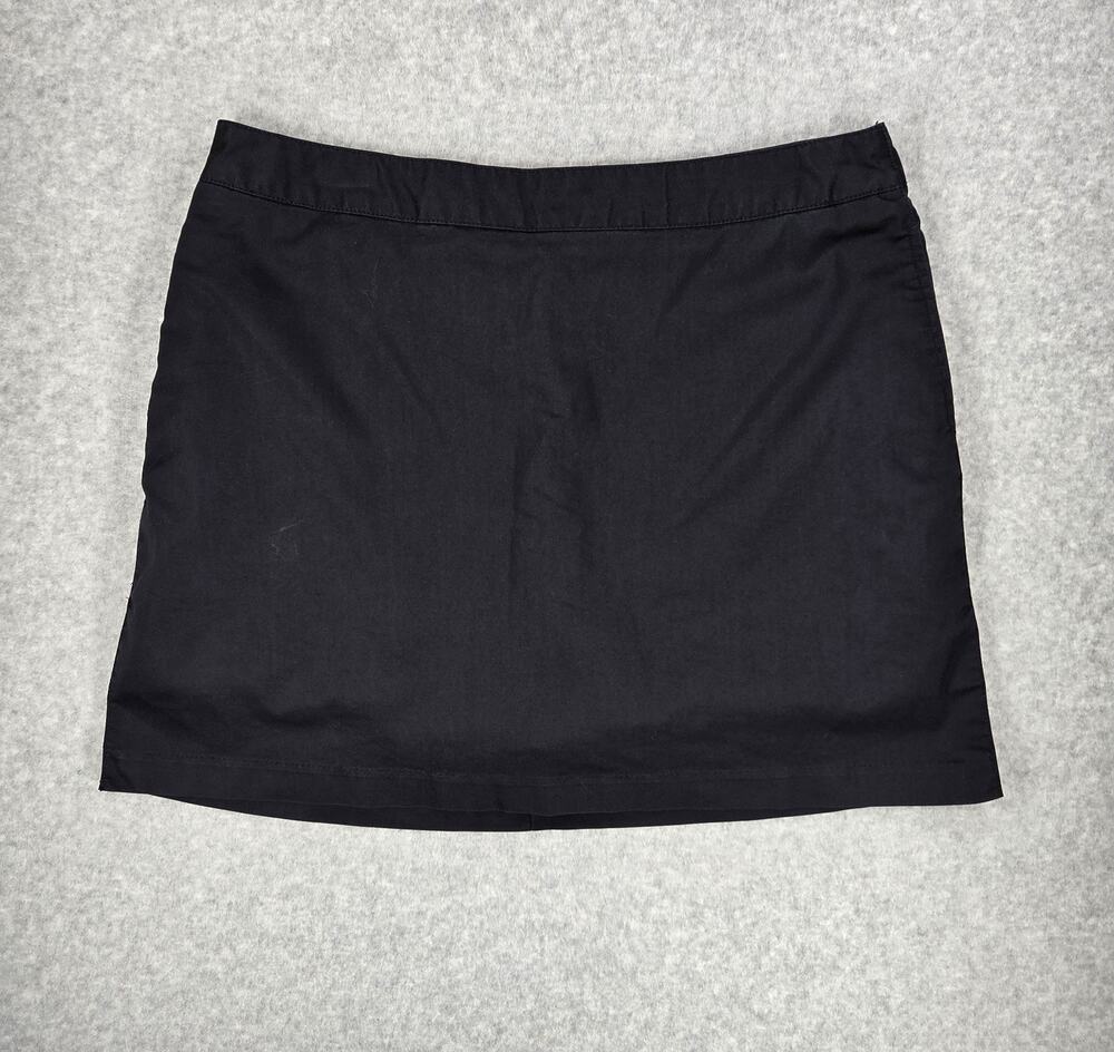 Adidas Womens Golf Skort Size 10 Black Stretch Tennis Athletic Skirt sporty
